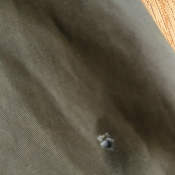 Abercrombie & Fitch Green Trench Coat Sz L - Picture 8 of 10